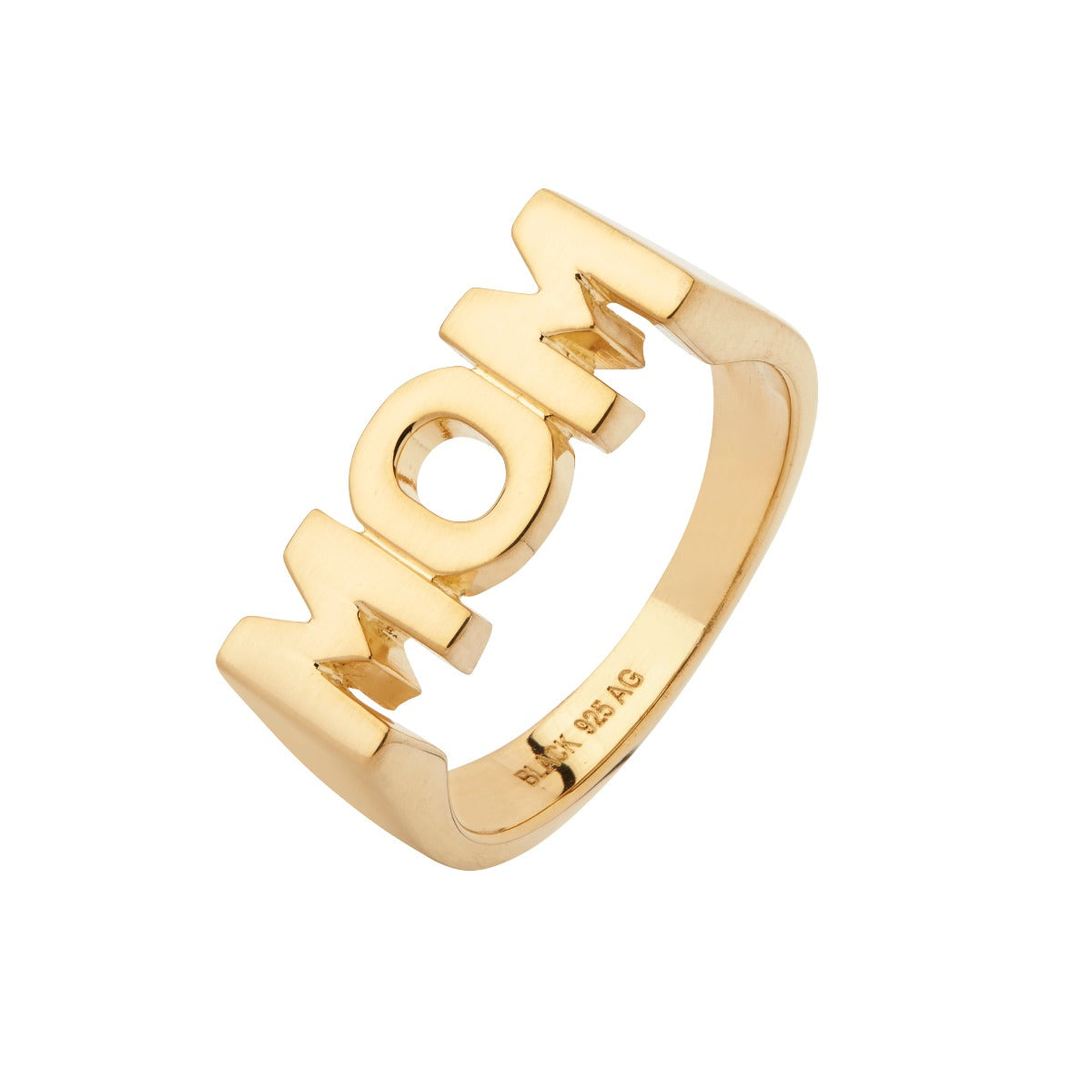 Maria Black Mom ring - Yellow gold plated - Bahne